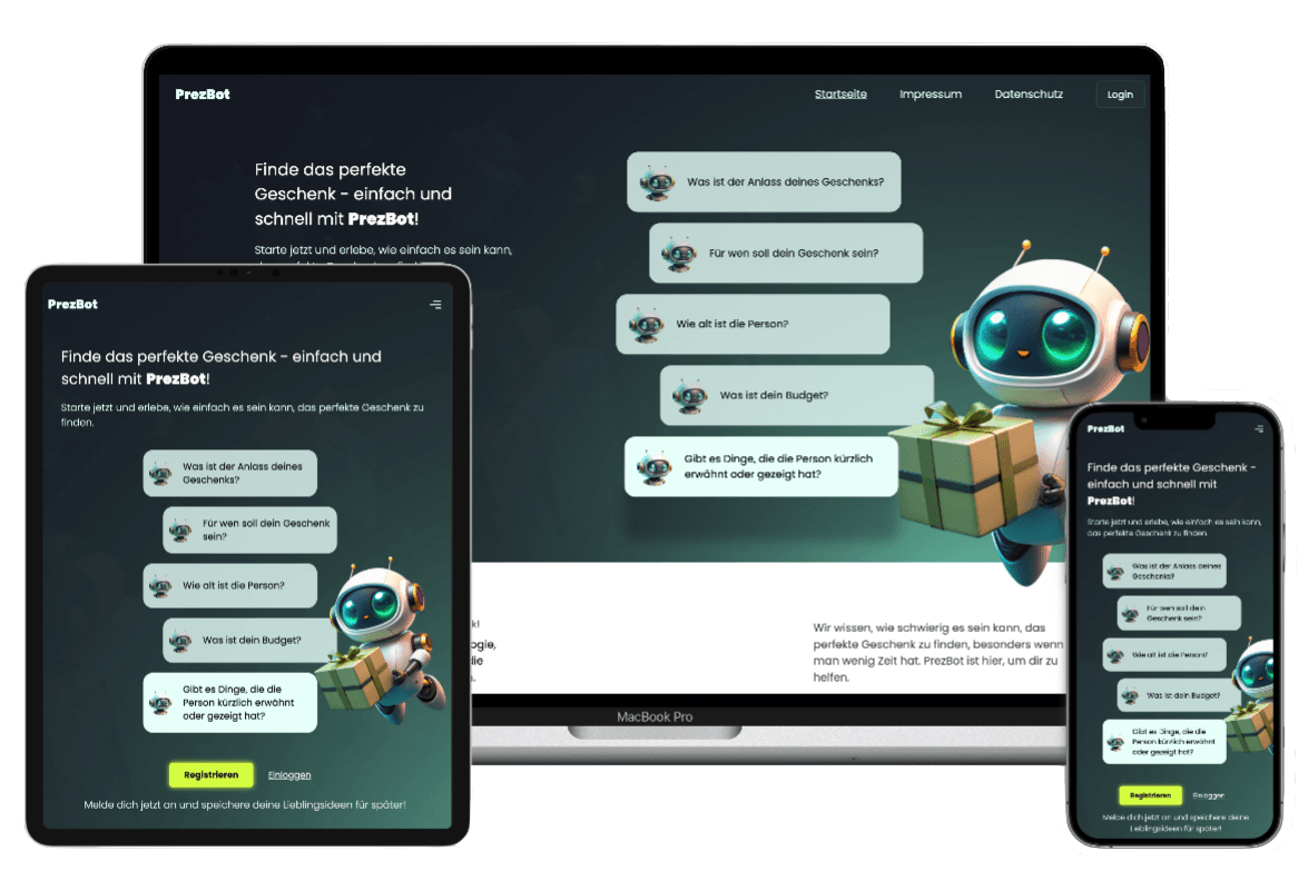 Prezbot Mockup
